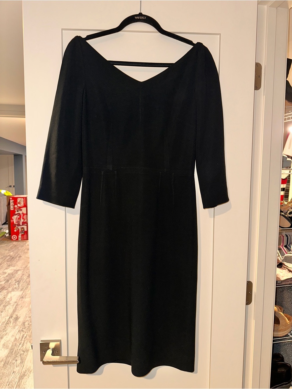 Dolce & Gabbana Elegant Black Boatneck Women's Dress